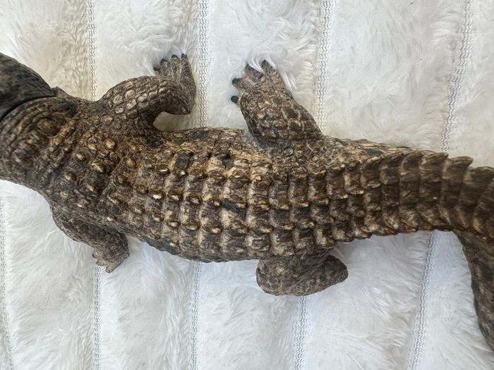 Schleich Alligator Crocodile Moveable Jaw D-73527 Used Please see photos