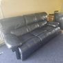 Leather Couch 2 Recliners Image 3