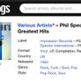 Phil Spector's Greatest Hits feat Various Artists vinyl 1983 very good Image 3
