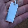 Sterling Silver Ingot Pendant Set(42 grams) Image 4