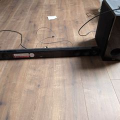 LG sound bar and subwoofer