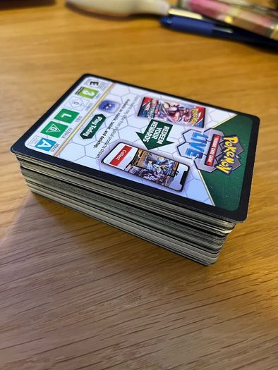 100 pokemon cards codes