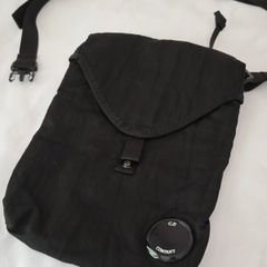 Authentic C.P. Company Black Crossbody Shoulder Bag with Lens Detail