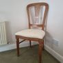 Cherry wood dining table and 8 chairs Image 2
