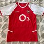 Vintage Arsenal 2004-05 Home Shirt Henry 14 L Image 2