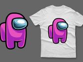 Pink imposter among us t-shirt impostor t-shirt