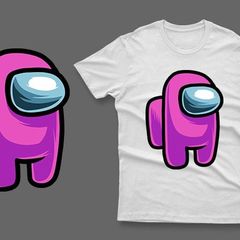 Pink imposter among us t-shirt impostor t-shirt
