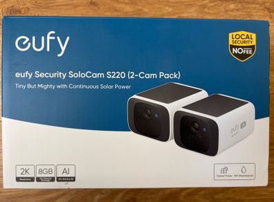 Eufy S220 Solar powered security camera (2 pack)