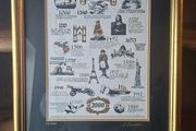 World Millennium 2000" Limited Edition signed print by Artist S. Donaldson