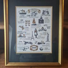 World Millennium 2000" Limited Edition signed print by Artist S. Donaldson