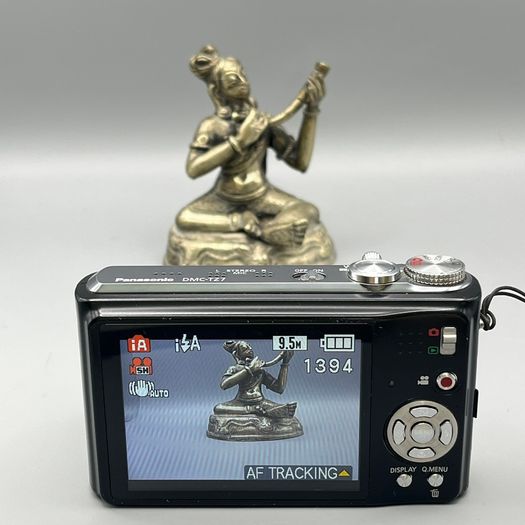 Panasonic Lumix DMC-TZ7 10.1MP Digital Camera Black with Silver Lens