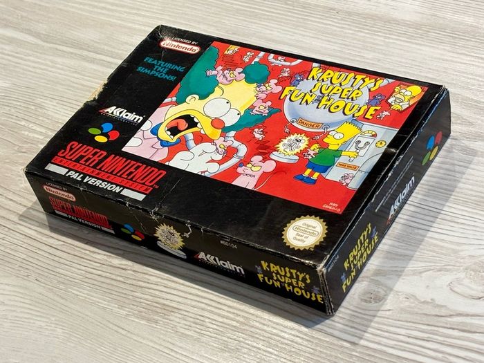 Krusty's Super Fun House for Nintendo SNES - Boxed