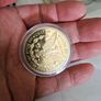 1896 Morgan-Style 100 Mills .999 Fine Gold Replica Coin  Novelty Collectible Comes in Capsule Image 2