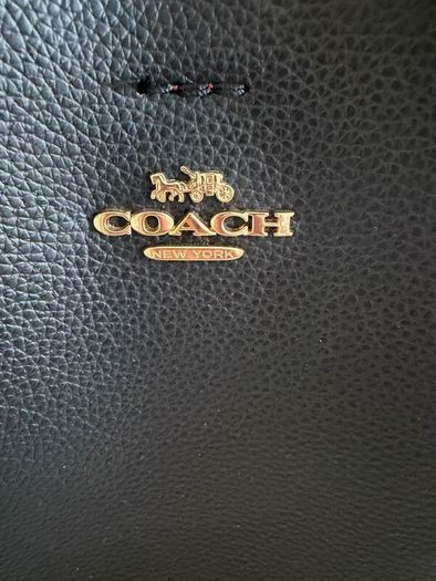 Coach Black Leather Mollie Bag