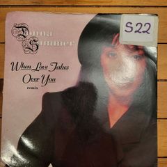 Donna Summer When Love Takes Over You 7 inch single WEA 1989