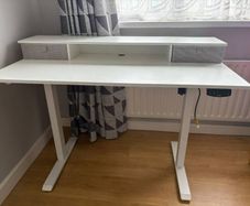 Agilestic Electric Height Adjustable Standing Desk with Storage