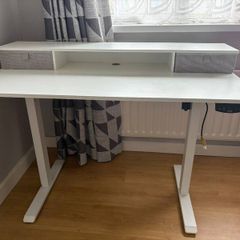 Agilestic Electric Height Adjustable Standing Desk with Storage