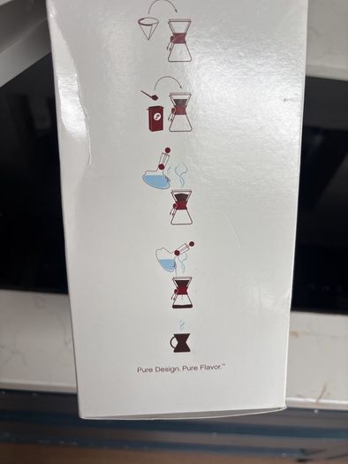 Chemex 3 cup coffee brewer