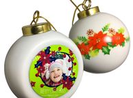 main image for ad Personalised Christmas tree ornament with your own photo