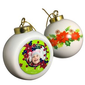 Personalised Christmas tree ornament with your own photo