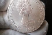 1972 Cayman Islands Silver 25 Dollars Coin