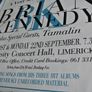 Promotional Poster For Brian Kennedy Tour  Back In 1990's Image 2