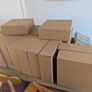 Vinyl storage / transportation boxes cardboard for LPs Moving House Image 2