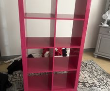 Pink shelf