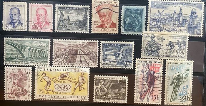 Czechoslovakian stamp lot