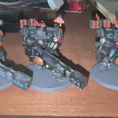 warhammer 40k: xv88 broadside battlesuit x3
