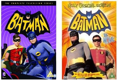 DC Batman: The Complete 1966 Television Series 18 Disc DVD Boxset - Fully Remastered with FREE 1960's Batman: The Movie (Brand New & Factory Sealed)