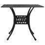 Garden Table Black 90x90x73 cm Cast Aluminium Image 6