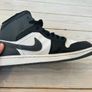 Unused Nike Air Jordan 1 Mid  Black, White & Grey Image 2