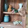 NEW Rustic Floating display/storage shelf piece Image 3