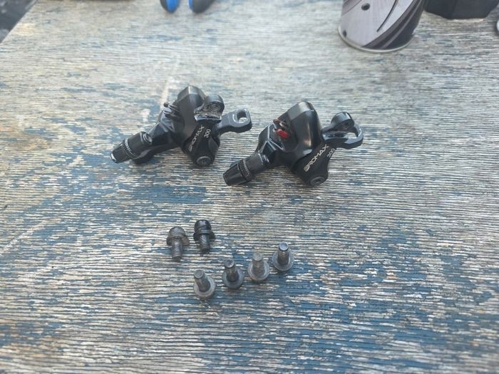 Promax 300 mechanical disc brake caliper and pads x 2