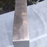 Large Modernist Polished Metal flower vase Image 7
