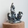 Metal Figure With Crystal - The Wizard Of The Lake Image 7