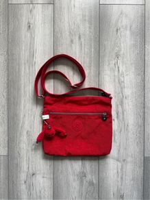 Kipling Arto Medium Crossbody Bag Red Rouge
