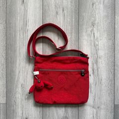 Kipling Arto Medium Crossbody Bag Red Rouge