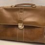Stylish French Lancel Leather Briefcase Women's Bag Image 3
