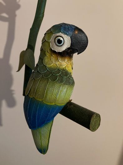 Handmade bird parrot