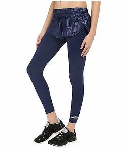 Adidas x Stella Leggins, short effect, navy, sz 10, medium, new with tags