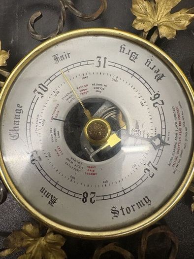 Vintage Shortland SB English Aneroid Wall Barometer