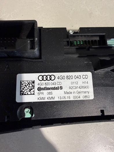 2012-2018 Audi A6 A7 Heater Ac Temperature Climate Control Unit Oem 4go 820 043 Cd