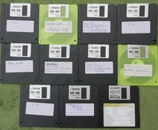 Disk Set Vintage Floppy Disk