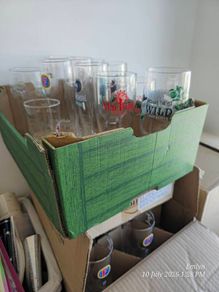 MIixed pint glasses 20 for 10euro