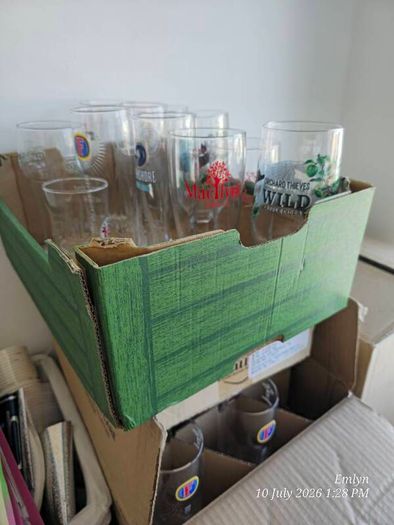 MIixed pint glasses 20 for 10euro