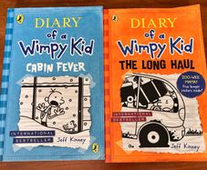 Diary Of A Wimpy Kid Books 6&9, Cabin Fever & The Long Haul by Jeff Kinney