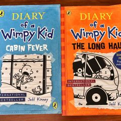 Diary Of A Wimpy Kid Books 6&9, Cabin Fever & The Long Haul by Jeff Kinney