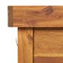 Garden Work Bench with Zinc Top Solid Acacia Wood Image 3